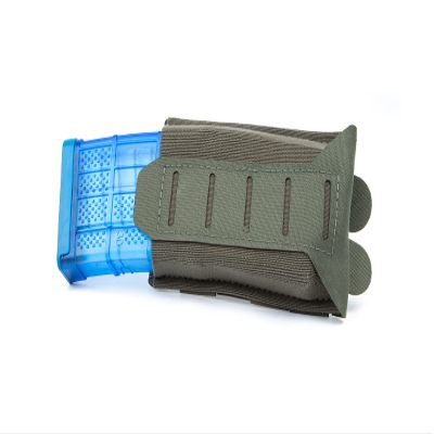 Blue Force Gear Single Magazine Pouch - MOLLE Tactical Mag Holder for Duty Belt, Vest, and Plate Carrier - Stackable Airsoft Accessories - Professional-Grade - 3 x 6 Inches - Ranger Green