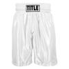 Title Boxing Edge Boxing Trunks 2.0 Size X-Large White view 2