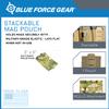 Blue Force Gear Single Magazine Pouch - MOLLE Tactical Mag Holder for Duty Belt, Vest, and Plate Carrier - Stackable Airsoft Accessories - Professional-Grade - 3 x 6 Inches - Multicam Camo view 2