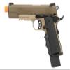 Army Armament Full Metal R32 Gas Blowback Airsoft Pistol- TAN view 1