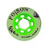 ATOM WHEELS - Poison - Indoor, Outdoor - 1 Pack - 4 Wheels / 62mm x 38mm / Color: Green view 1