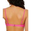 Hula Honey Womens Zipper Adjustable Swim Top Separates Pink S view 3