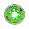 ATOM WHEELS - Poison - Indoor, Outdoor - 1 Pack - 4 Wheels / 62mm x 44mm / Color: Green view 1