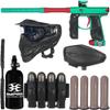 Action Village Empire Mini GS TP Rivalry Paintball Gun Package Kit (Dust Spearmint/Dust Red)