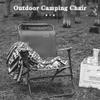 Camping Chair Camping Chair Folding Lightweight Stable Bridge Structure Beach Chair, Portable Summer Fishing Chair, Easy-to-Carry Director's Chair, Load Bearing 260lb view 3