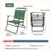 Camping Chair Camping Chair Folding Lightweight Stable Bridge Structure Beach Chair, Portable Summer Fishing Chair, Easy-to-Carry Director's Chair, Load Bearing 260lb view 2