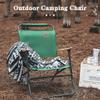 Camping Chair Camping Chair Folding Lightweight Stable Bridge Structure Beach Chair, Portable Summer Fishing Chair, Easy-to-Carry Director's Chair, Load Bearing 260lb view 3