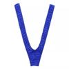 Ctreela Men's V Shaped Mankini Leopard Jockstrap Wrestling Singlet V Sling Swimsuit Thong Y Back Leotard Underwear view 3