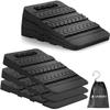 UNMERA Squat Wedge Block 6PCS Adjustable Non-slip Rubber Squat Ramp,squat Wedge For Heel Elevated Squat,Weight Lifting,Calf Stretcher, Deadlift Squat Improve Mobility Balance And Strength Performance view 1