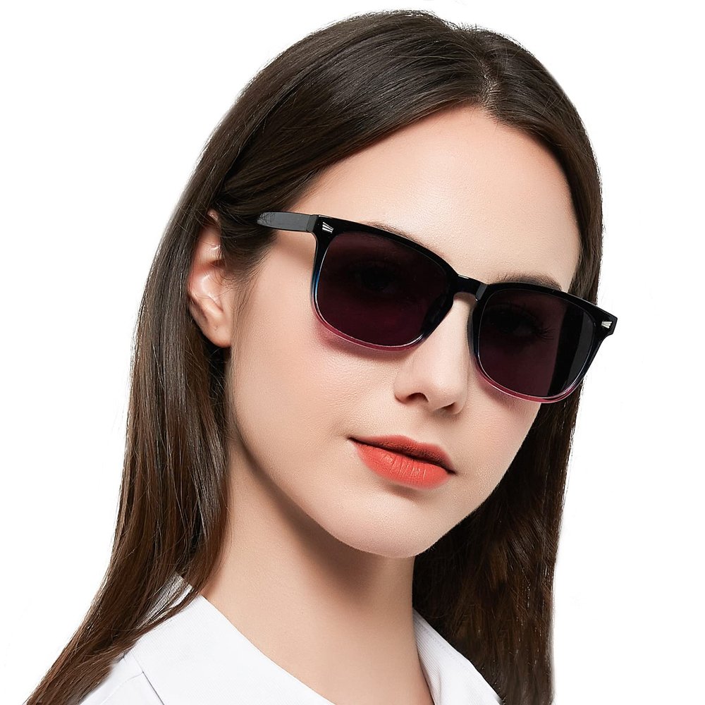 MARE AZZURO Outdoor Reading Sunglasses 1.75+ Women Readers Sunglasses 1.0 1.25 1.5 1.75 2.0 2.25 2.5 2.75 3.0 3.5 4.0 (Purple, 1.75)