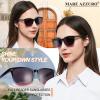 MARE AZZURO Outdoor Reading Sunglasses 1.75+ Women Readers Sunglasses 1.0 1.25 1.5 1.75 2.0 2.25 2.5 2.75 3.0 3.5 4.0 (Purple, 1.75) view 2