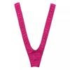 Ctreela Men's V Shaped Mankini Leopard Jockstrap Wrestling Singlet V Sling Swimsuit Thong Y Back Leotard Underwear view 3