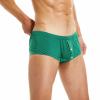 Ctreela Men Boxer Briefs Shorts Soft Underpants Trunks for Men Low Waist Mini Underwear Classic Breathable Knickers Green view 2