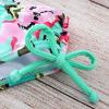 AnFeng Girls' Summer Two Piece Swimsuit Boyshort Tankini Top Bikini Bottoms Swimming Suit Boyshort Tankini (Green, 10 Years) view 4