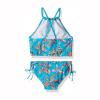 AnFeng Girls Summer Swimsuit Ruffle Swimwear Bathing Suits Swimwear Bikini Bathing Suit Boyshort Tankini (Blue, 13-14 Years) view 3