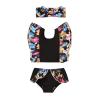 AnFeng Girls Two Pieces Bikini Set Sun Protection Swimsuit Top Bikini Bottoms Swimming Suit Sun Protection Swimsuit (Blue, 12-18Months) view 1