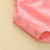 AnFeng Girls Swimsuit Shorts 10 Swimsuit Bow Newborn Strap One-Piece Swimwear Bathing Baby Girls Solid Beach Girls Swimwear (Pink, 6-12 Months) view 4