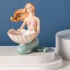 BOOMLATU Resin Jewelry Tray,Bright Mermaid Collectible figurines for Necklaces, Earrings, Trinket view 4