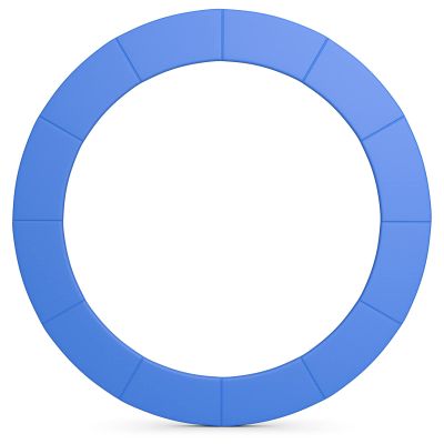 Giantex 10Ft Trampoline Pad, Exercise Fitness Gymnastics Trampoline Replacement Pads Bounce Frame, Edge Cover Springs Protection Pad, Rebounder Trampoline (Blue, 10 ft)