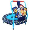 PAW Patrol Indoor Mini Trampoline with Handle for Toddlers, Features Everest, Chase, Marshall, Skye and Rubble, Multi view 1