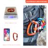 CAMNAL Heavy Duty Carabiner UIAA Certified Locking Carabiner 25KN (About 5620 lbs) Screw Lock Carabiner D Shape Carabiner Clip for Rock Climbing, Mountaineer, Aerial Work view 4
