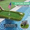 SENSECLUB Floating Golf Green for Pool, Floating Chipping Green, Golf Gift Game Set with Chipping Mat and 12 Foam Balls view 3