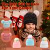 MEJORMEN Kids Winter Colorful Pompom Hat Knitted Ski Beanie Hat for Boys Girls 7-12 Years view 2