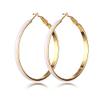 2 Pairs Big Hoop Earrings for Women Statement Gold Plated Enamel Round Circle Round Glazed Earrings Stud Party Cute Candy Jewelry-white view 2