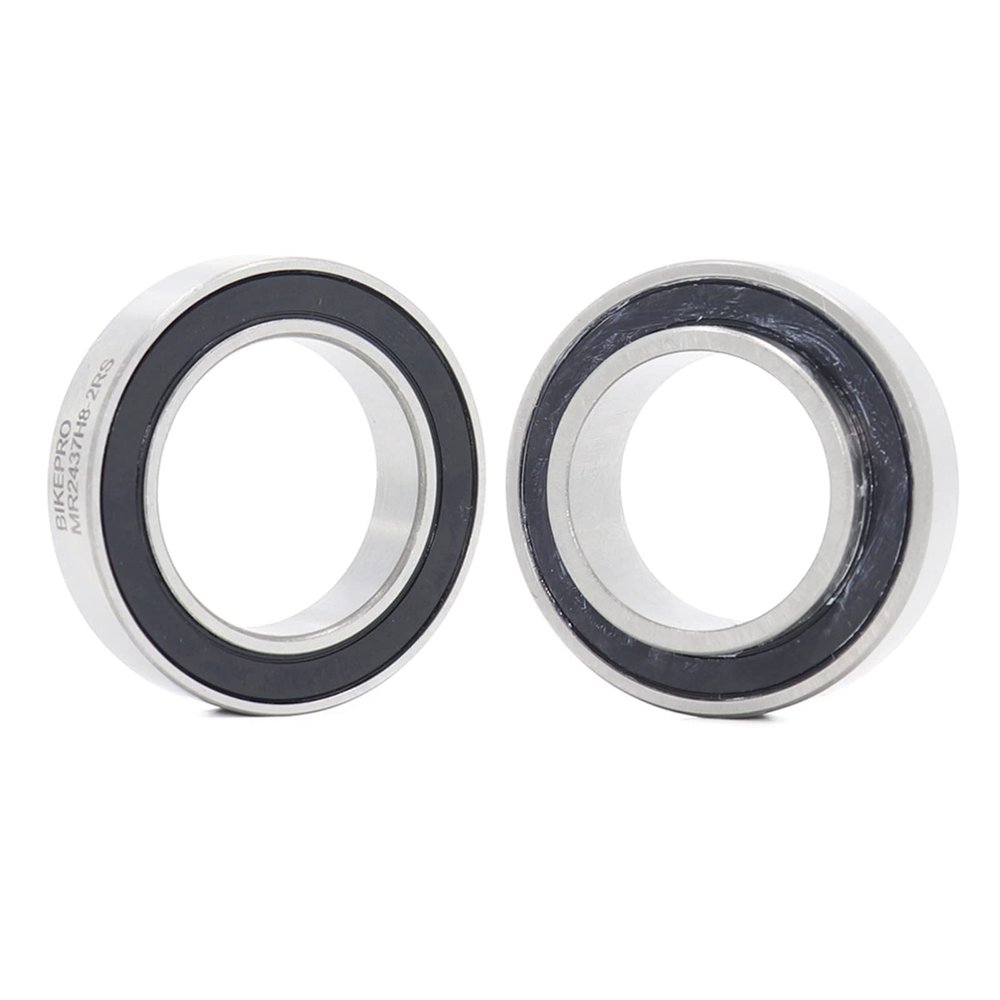 2PCS Bearings Wheel Set for Bicycle Bottom Bracket Repair Parts MR22237 MR2437H8 24 * 37 * 8mm 22.2 * 37 * 8 * 11.5mm Accessories