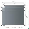 Arctic Lemmings Camping Tarp Waterproof with Carry Bag for Under Tent, Ultralight Tent Footprint for Ground Camping Hiking (86" x 57") view 2
