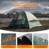 ASFANES 2 Person Waterproof Tents for Camping Easy Setup Outdoor Portable Backyard Camping Tents Suitable for Car Camping, Backpacking, Hiking, Picnic or Fishing, Army Green view 2