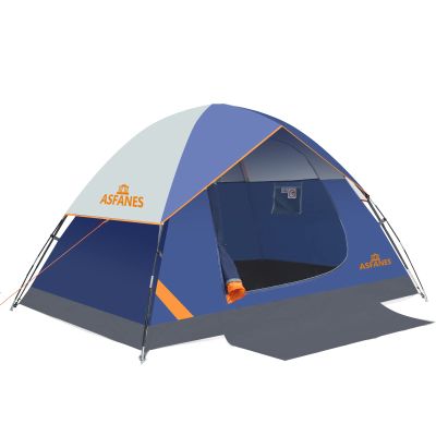 ASFANES 2 Person Waterproof Tents for Camping Easy Setup Outdoor Portable Backyard Camping Tents Suitable for Car, Backpacking, Hiking, Picnic or Fishing, Navy Blue