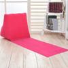 PVC Inflatable Beach Mat Camping Lounger Back Pillow Triangle Cushion Chair Seat Air Bed Outdoor Camping Picnic Mat (Rose Red) view 2