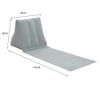 PVC Inflatable Beach Mat Camping Lounger Back Pillow Triangle Cushion Chair Seat Air Bed Outdoor Camping Picnic Mat (Rose Red) view 4