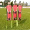 POWERSHOT Set of 3 Flexible Printed Polyester Dummies - Red view 1
