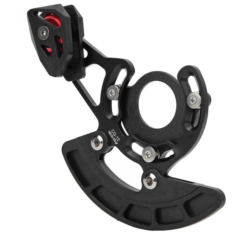 Alomejor Chain,Aluminium Alloy CG12 Direct Single Disc Direct Mount Chainring Chain Protector for Bikes Black