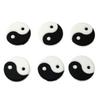 RLECS 6PCS Yin and Yang Tennis Racquet Dampener Vibration Dampener Suit for The Tennis Players More Professional (Black White) view 1