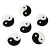 RLECS 6PCS Yin and Yang Tennis Racquet Dampener Vibration Dampener Suit for The Tennis Players More Professional (Black White) view 2