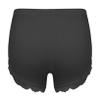 Oyolan Kids Girls Casual Lace Ruffle Hem Knitting Safety Pants Bike Short Breathable Candy Color Shorts Bottom Black 5-6 Years view 3