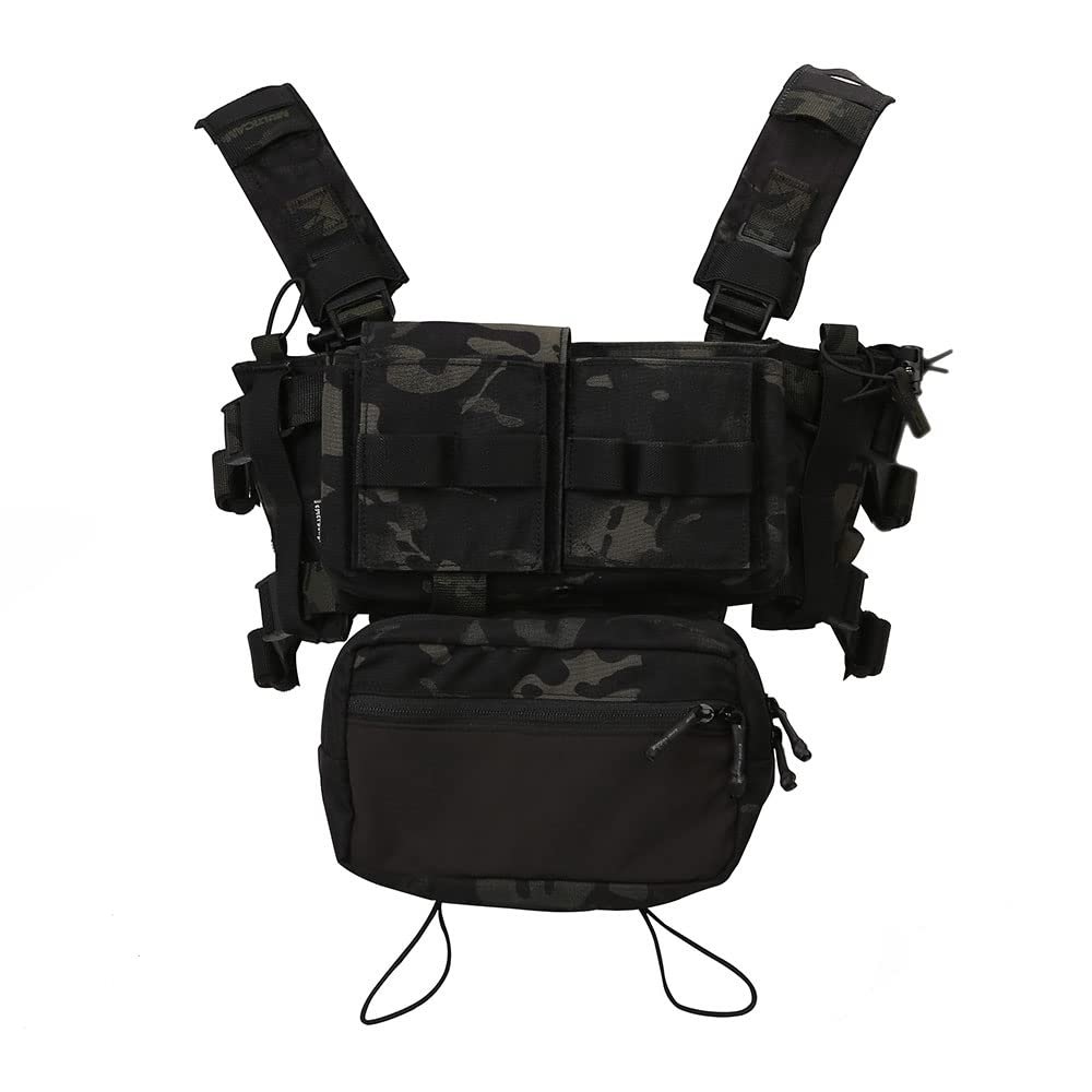 EMERSONGEAR tac Micro Fight Chissis MK3 Modular Molle Chest Rigs Airsoft Vest Rig