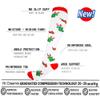 6 Pairs Christmas Series Compression Socks for Men & Women 20-30 mmHg Graduated Compression Stockings for Batman Elf Halloween Holiday Xmas Easter Valentine Gifts Presents(Christmas Series,L-XL) view 4