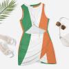 Elegant Casual Skirt Lreland Flag Girls Summer Sunny Beach Dress 5XL view 3