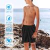 Cozople Boys Black Swim Trunks Size 8 Quick Dry UPF Beach Boards Shorts Summer Beach Surf Bathing Shorts with Boxer Brief Liner Swimwear view 2