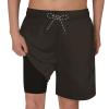 Cozople Teen Boys Black Swim Trunks Novelty Stretchy Boxer Brief Liner Swim Shorts Quick Dry Lightweight Bathing Suit for Teens Beach Board Shorts, big kid view 2