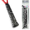 Get A Grip - Custom Tennis Racket Grip Tape - Anti-Slip/Quick-Drying Tennis Overgrips - Precut Badminton Racket Grip with Finishing Tape (Charged Up (Black), 1 Grip) view 1