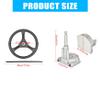 WFLNHB 10FT Boat Rotary Steering System Outboard Kit SS13710 Marine with Wheel view 3