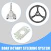 WFLNHB 10FT Boat Rotary Steering System Outboard Kit SS13710 Marine with Wheel view 4