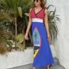 Adugen Origei Guam Flag Sleeveless Dress Womens Dresses Summer Dress for Women Casual T-Shirt Dress S view 2