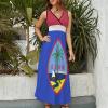 Adugen Origei Guam Flag Sleeveless Dress Womens Dresses Summer Dress for Women Casual T-Shirt Dress S view 3