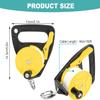 150ft Scuba Dive Reel Kayak Anchor with Thumb Stopper , Scuba Ratchet Dive Reel with Handle Stop Switch for Cave , Wreck , Drift Diving , Kayak(Yellow) view 4